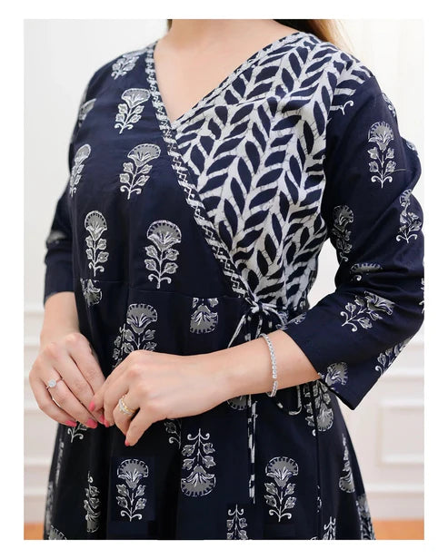 Angarakha Kurta and Pant Set with Dupatta
