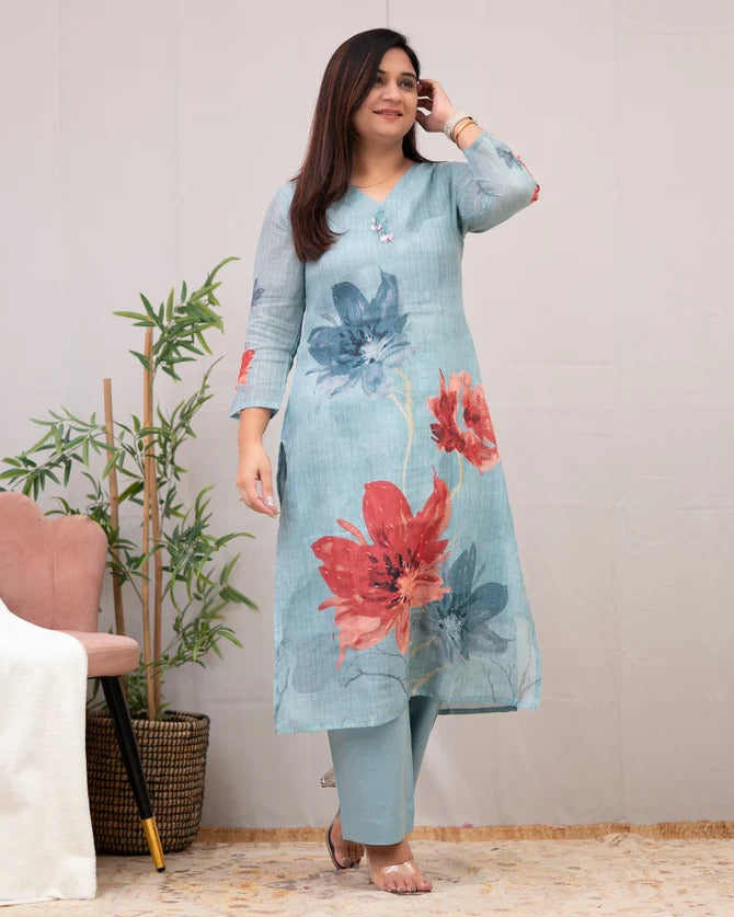 Chandery Cotton Co-ord Set