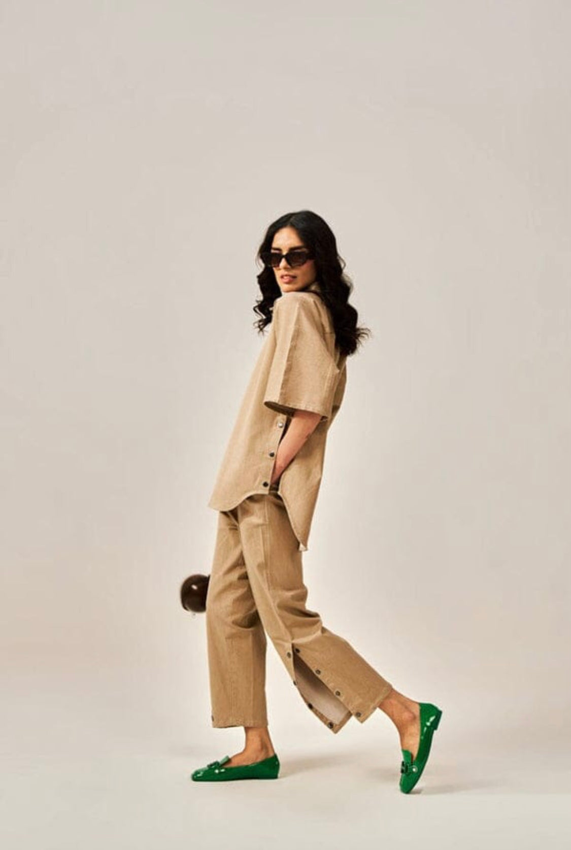 Premium Cotton Slub Coord set