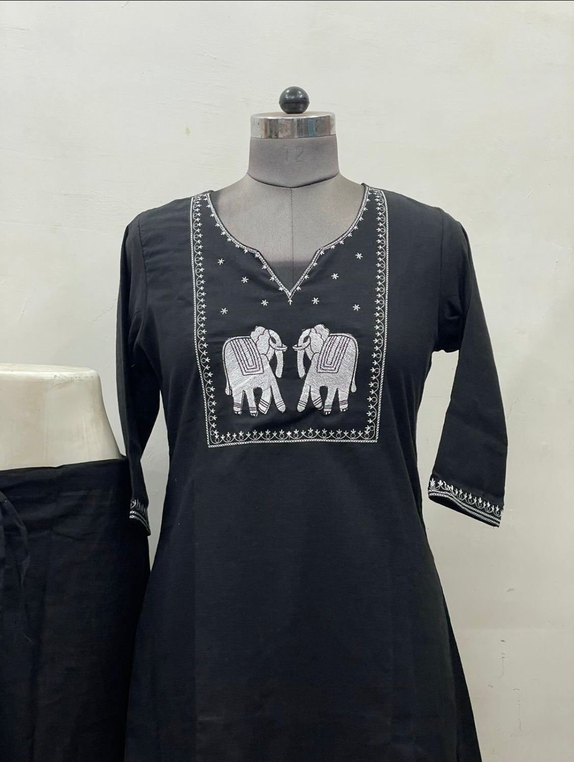 Cotton slub Coord set with Print work