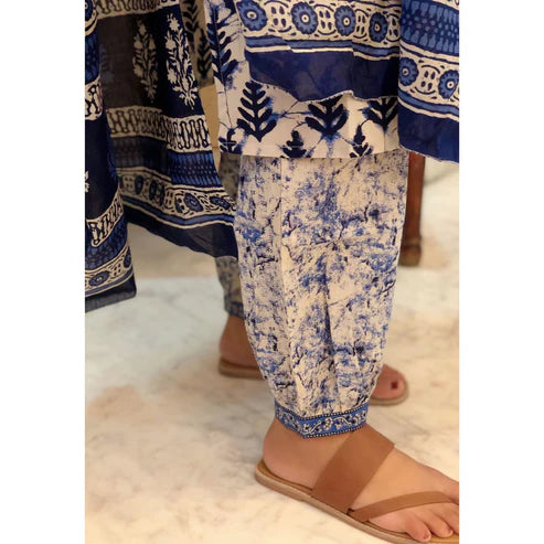 Printed Kurta and Pant with Dupatta