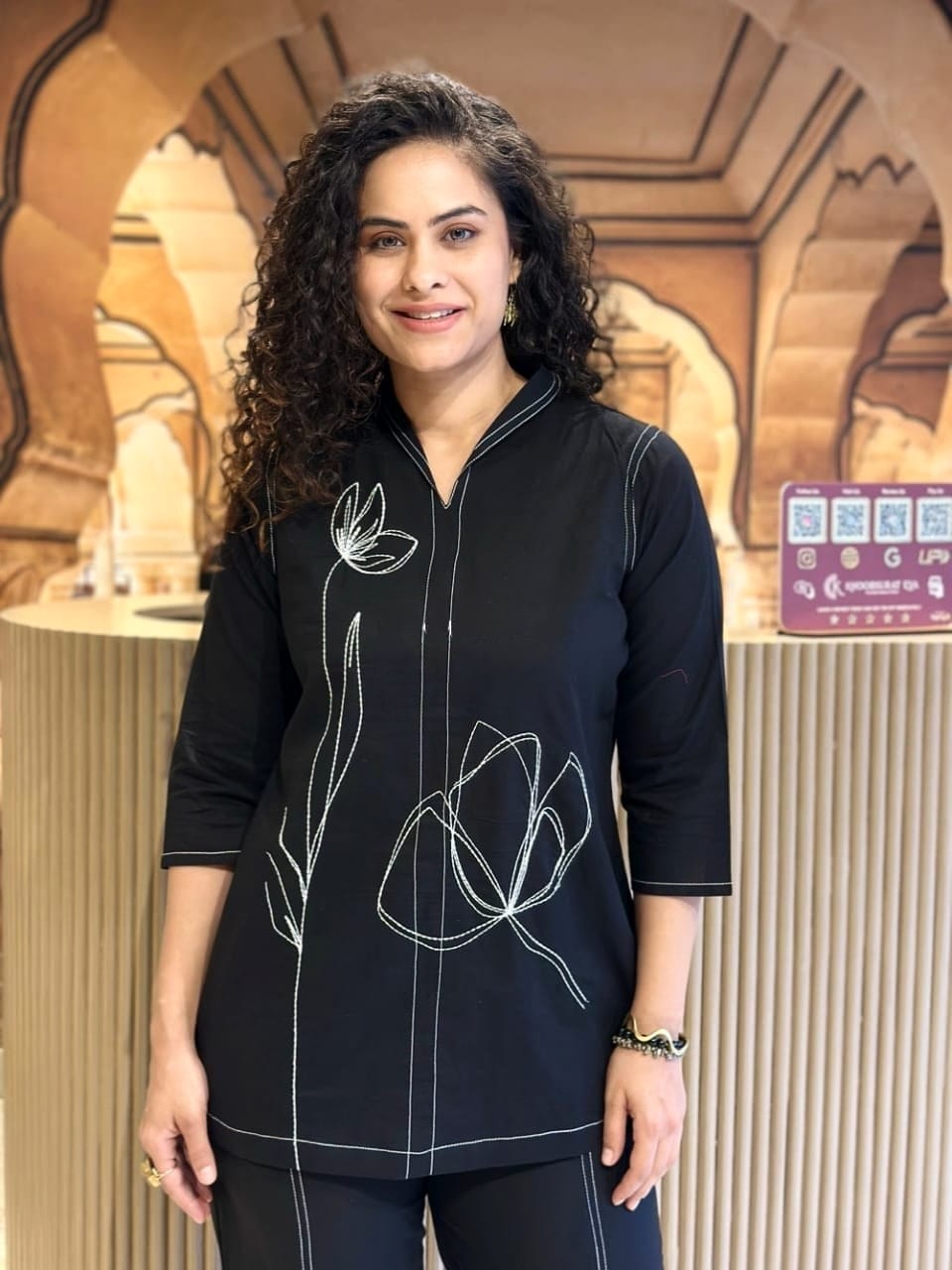 Embroidery Cotton Coord set