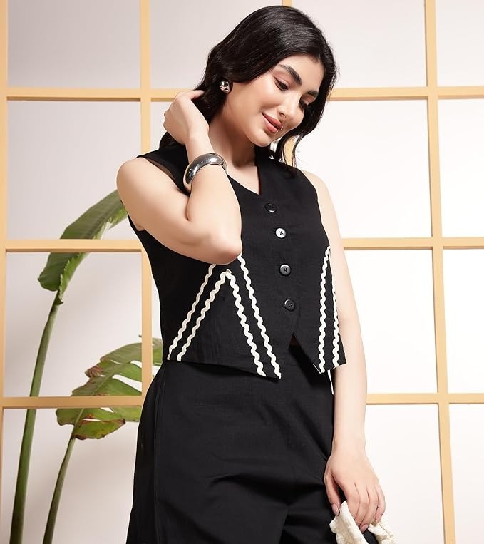 Lace work Premium Cotton Coord Set