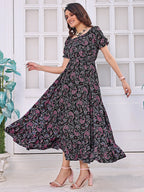 READYMADE GEORGETTE WESTERN MIDI DRESS LAUNCHED
