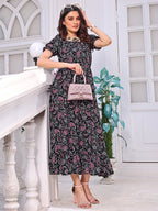 READYMADE GEORGETTE WESTERN MIDI DRESS LAUNCHED