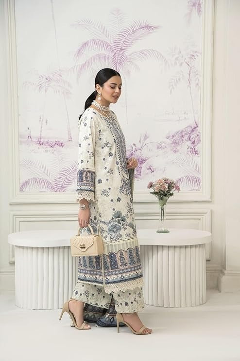 Designer Cotton Embroider Kurta Set