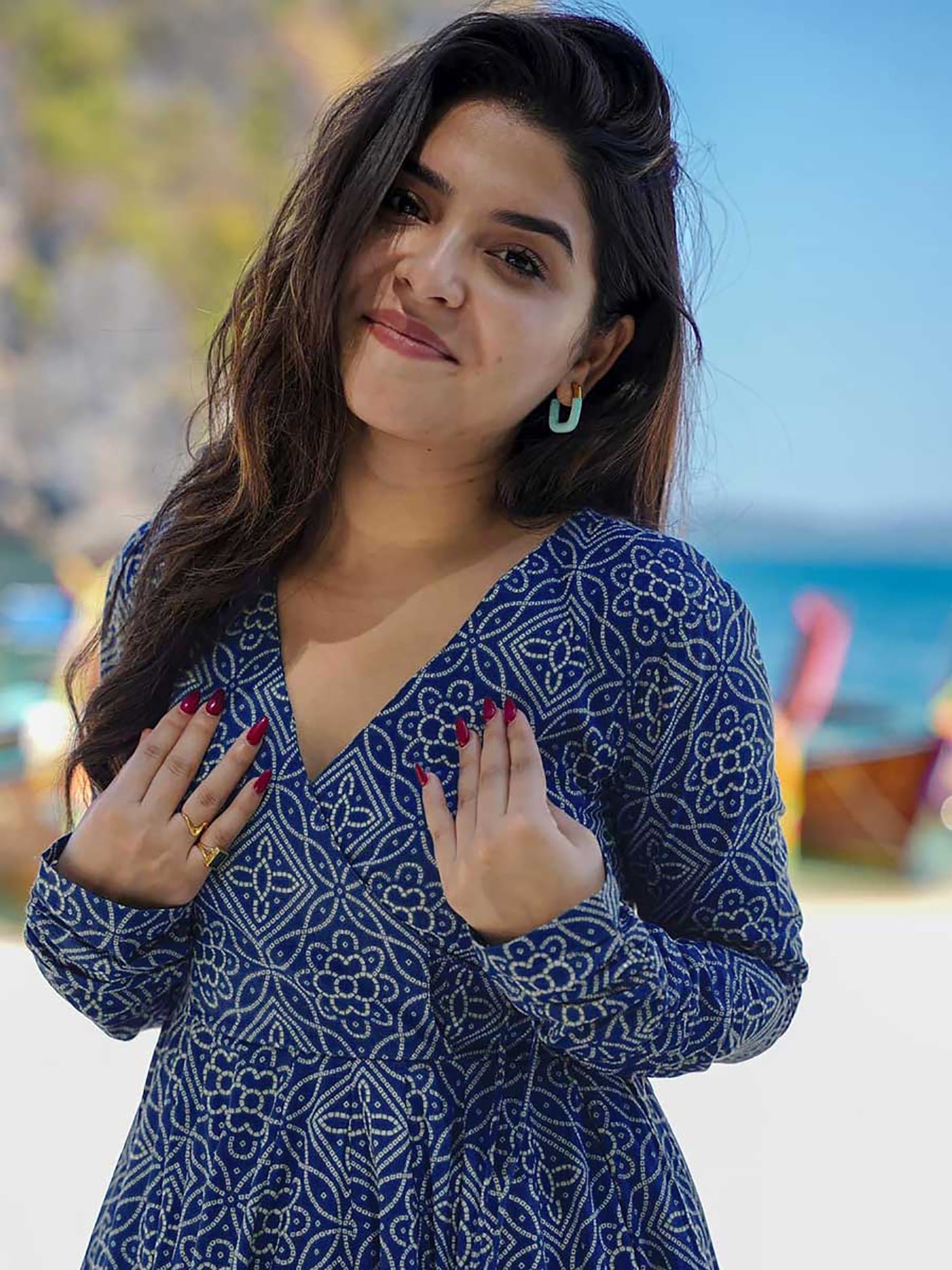 Jacquard Kurta Pant Dupatta Set