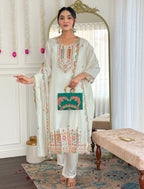 Kurta Pant Dupatta Set