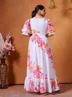 READYMADE GEORGETTE WESTERN MAXI DRESS LAUNCHED