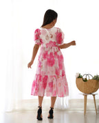 READYMADE GEORGETTE WESTERN MIDI DRESS LAUNCHED