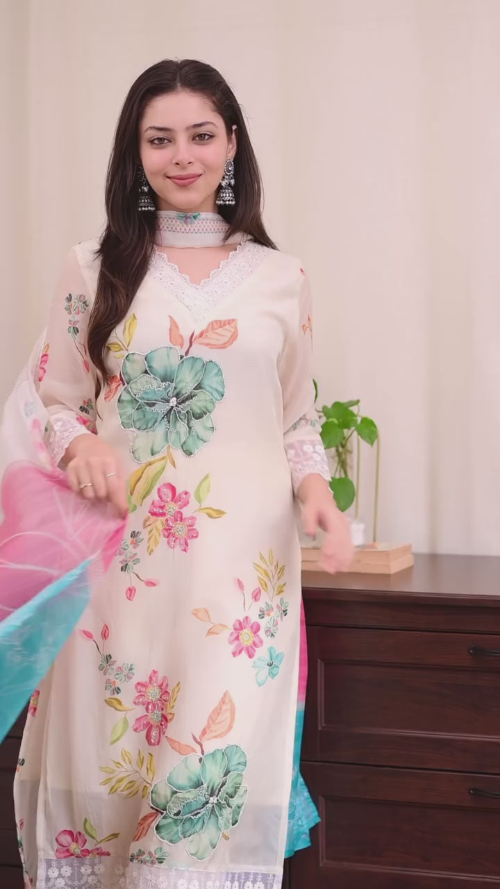 RESHMI ORGENZA SUIT SET